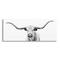 Stupell Industries Longhorn Cattle Gazing Modern Photography Canvas Wall Art